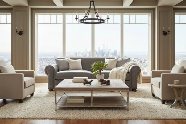 Desmond Leather Tight Back Furniture Collection