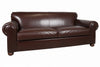 Image of Desmond 88 Inch Rolled Lawson Arm Tight Back Leather Sofa
