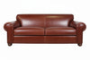 Image of Desmond 88 Inch Leather Queen Sleeper Sofa