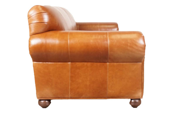 Desmond 88 Inch Leather Queen Sleeper Sofa