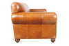 Image of Desmond 88 Inch Leather Queen Sleeper Sofa