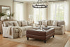 Image of Devon 34 Inch Square Large Ottoman Storage Bench