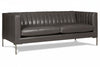 Image of Dolan 76.5 Inch Modern Channel Back Apartment Sofa