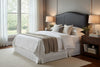 Image of Donovan Arched Leather Camelback Headboard