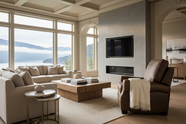 Dorsey Leather Key Arm Club Chair Recliner