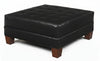 Image of Drew "Ready To Ship" 42 Inch Square Leather Ottoman (Photo For Style Only)