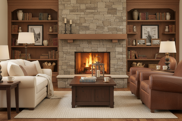 Edison Art Deco Rounded Tight Back Leather Club Chair