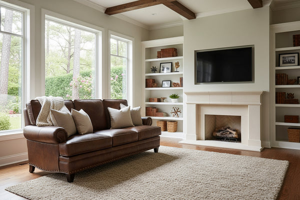 Eldred "Quick Ship" Leather Living Room Furniture Collection