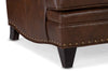 Image of Eldred "Quick Ship" Leather Living Room Furniture Collection