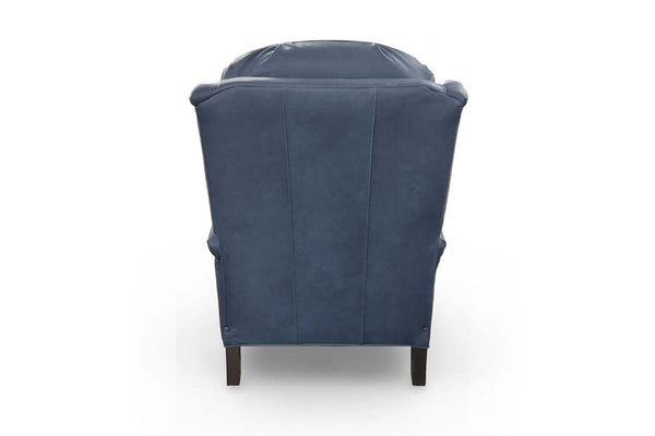 Elias Leather Recliner With Nailhead Trim