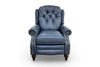 Image of Elias Leather Recliner With Nailhead Trim