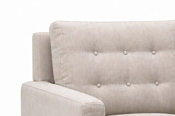 Ellie Fog "Quick Ship" Fabric Mid-Century Sofa Collection