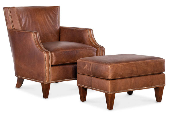 Elsworth Leather Accent Club Chair