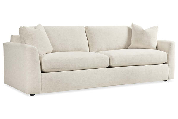 Ely 97 Inch "Quick Ship" Fabric Upholstered 2 Cushion Sofa
