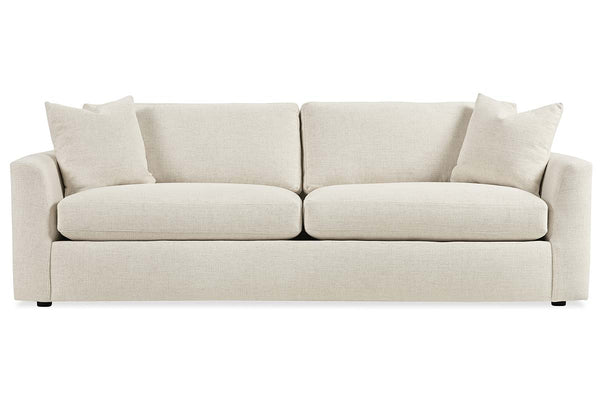 Ely 97 Inch "Quick Ship" Fabric Upholstered 2 Cushion Sofa