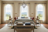 Image of Empire Leather Chesterfield Style Tufted 92 Inch Queen Sleep Sofa