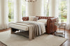 Image of Empire 84 Inch Full Studio Chesterfield Leather Sleeper Sofa