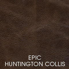 Baker Collis "Quick Ship" Leather Tight Back Accent Chair