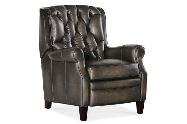 Ernest Castle "Quick Ship" Button Tufted Pillow Back Recliner