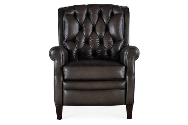 Ernest Castle "Quick Ship" Button Tufted Pillow Back Recliner