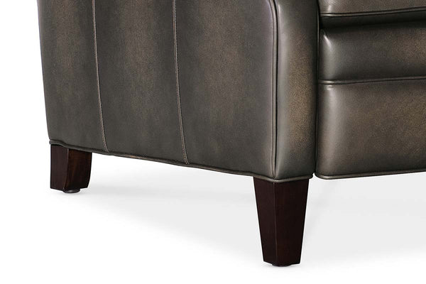 Ernest Castle "Quick Ship" Button Tufted Pillow Back Recliner