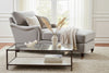 Image of Kristen English Arm Chaise With Pillow Back