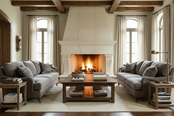 Kristen 86 Inch Upholstered English Arm Three Seat Sofa