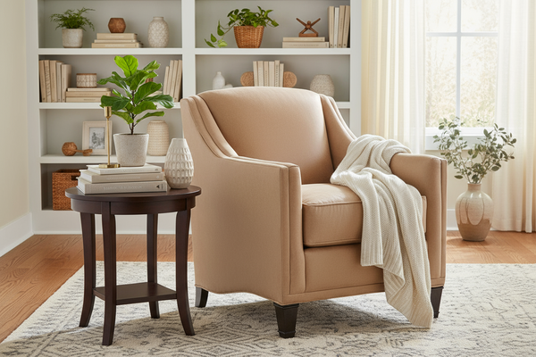 Leona Fabric Club Chair