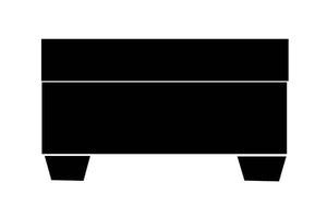 Paulette Designer Style Fabric Upholstered Ottoman Footstool