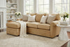 Image of Kyle Apartment Sized Sectional Sleeper Sofa With Reversible Chaise Lounge
