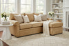 Image of Kyle Apartment Size Rolled Arm Sectional Sofa With Reversible Chaise