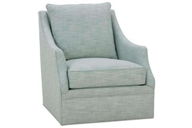 Darcy 360 Degree Swivel Fabric Accent Chair