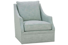 Darcy 360 Degree SWIVEL/GLIDER Fabric Accent Chair