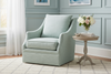 Image of Darcy 360 Degree SWIVEL/GLIDER Fabric Accent Chair