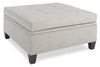 Image of Finley 30 or 40 Inch Square Fabric Upholstered STORAGE Ottoman