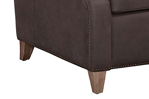 Fitzgerald Cocoa "Quick Ship" Leather Living Room Furniture Collection