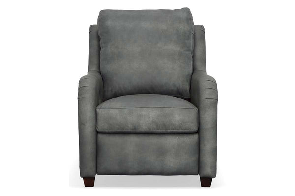 Francis Power Reclining Wall Hugger Leather Club Chair