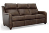Image of Francis 84 Inch Power Wall Hugger Leather Sofa