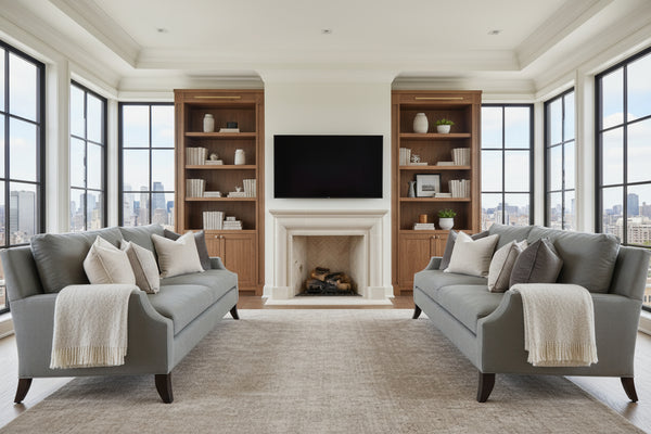 Freeman 75 Inch Small Leather Contemporary Sofa