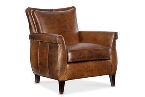 Giovanni Leather Accent Club Chair