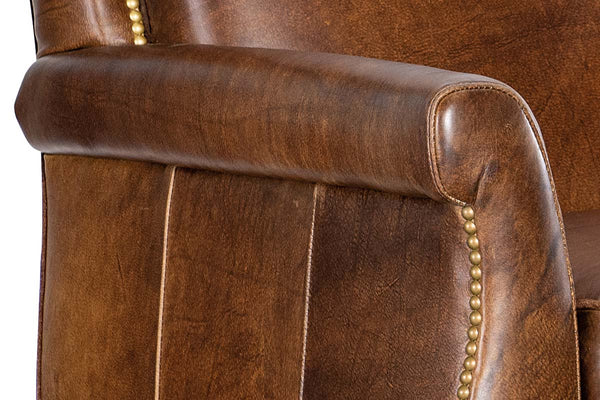 Giovanni Leather Accent Club Chair