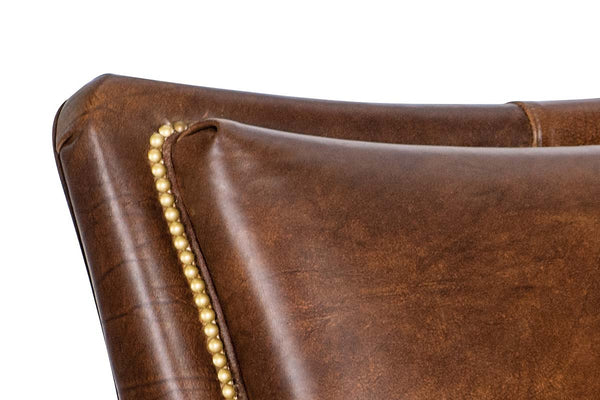 Giovanni Leather Accent Club Chair