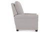 Image of Graceyn Fabric Pillow Back Recliner Chair With Rolled Arms
