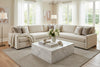 Image of Grady "Quick Ship" Three Piece Bench Cushion Pillow Back Sectional (As Configured)
