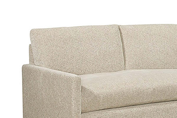 Grady "Quick Ship" Three Piece Bench Cushion Pillow Back Sectional (As Configured)