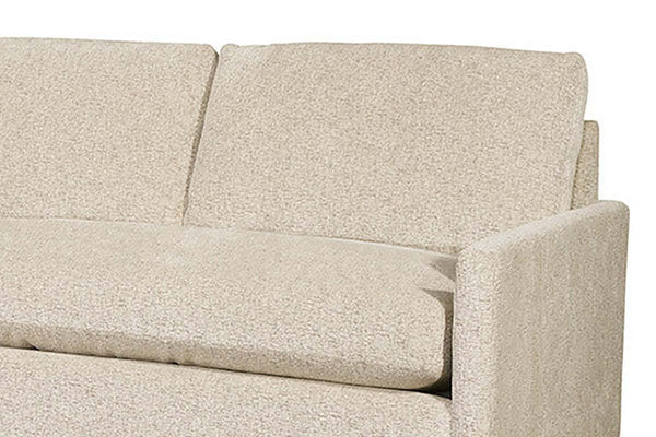 Grady "Quick Ship" Two Piece Bench Seat Modern Pillow Back Sectional -Version 2