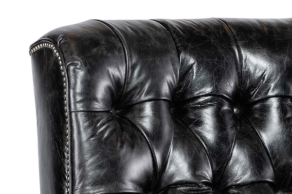 Greenwich Leather Tufted Back Recliner Chair