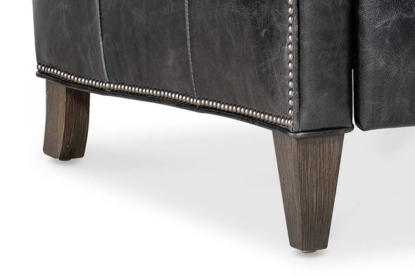 Greenwich Leather Tufted Back Recliner Chair