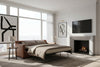 Image of Hadley 82.5 Inch Leather Contemporary Queen Sleeper Sofa