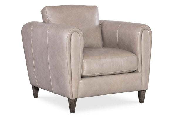 Halifax "Ready To Ship" Leather Club Chair (Photo For Style Only)